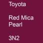 Preview: Toyota, Red Mica Pearl, 3N2.